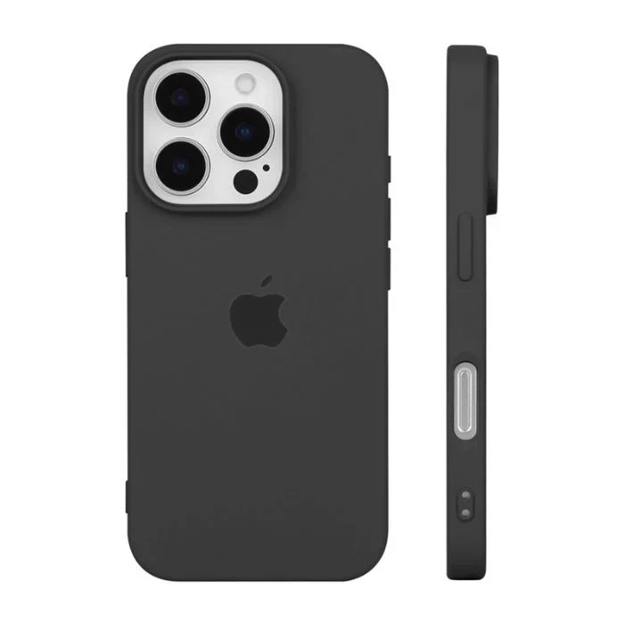 iPhone 16 Pro Max Matte Black Silicone Case - Image 3